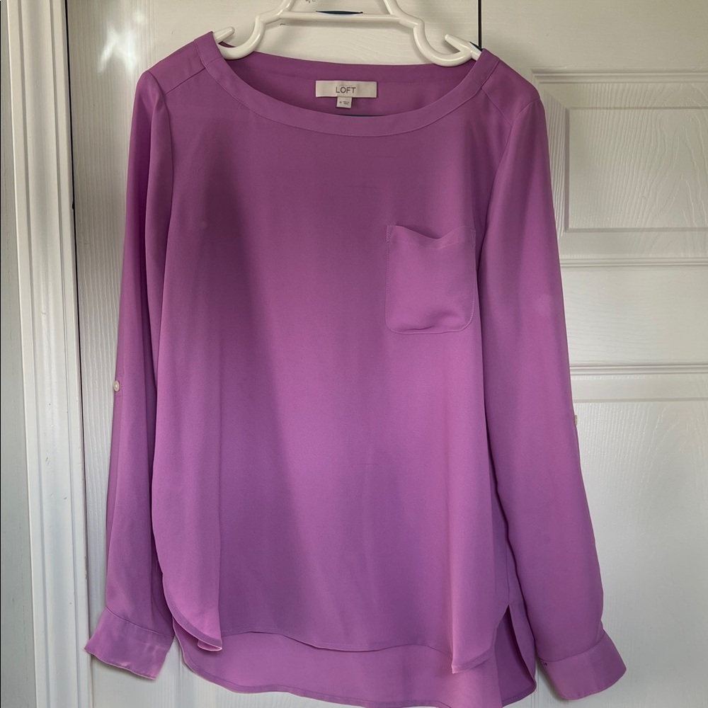 LOFT Lavender Blouse